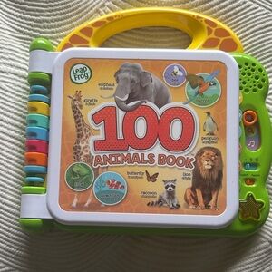LeapFrog 100 Animals Book - Green and Yellow